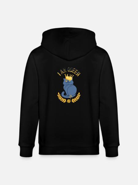 chat - Veste à capuche bio CULTIVATOR Stanley/Stella Unisexe - noir