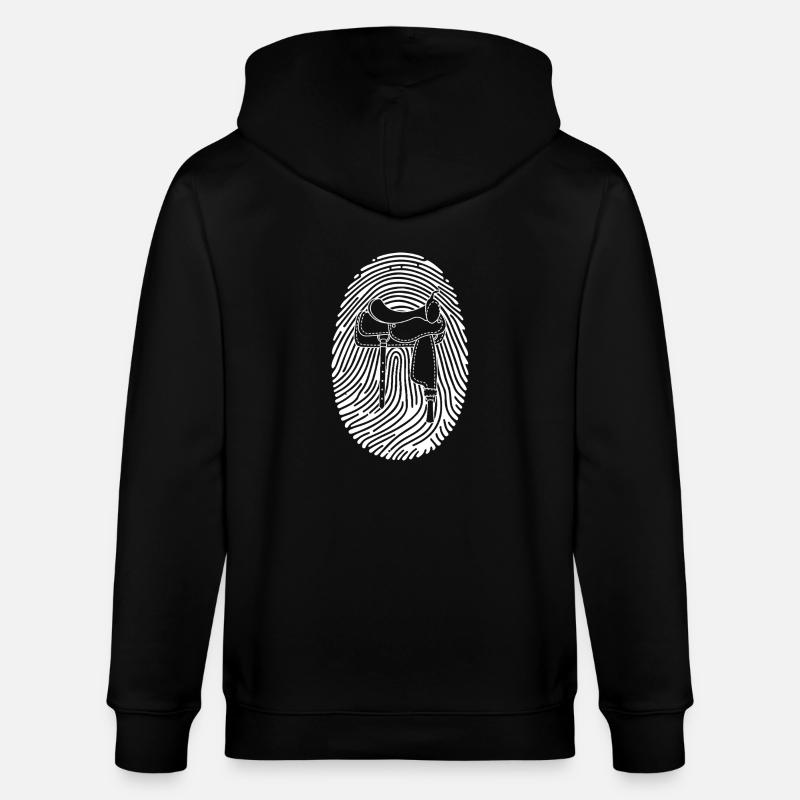 Cheval - Veste à capuche bio CULTIVATOR Stanley/Stella Unisexe - noir