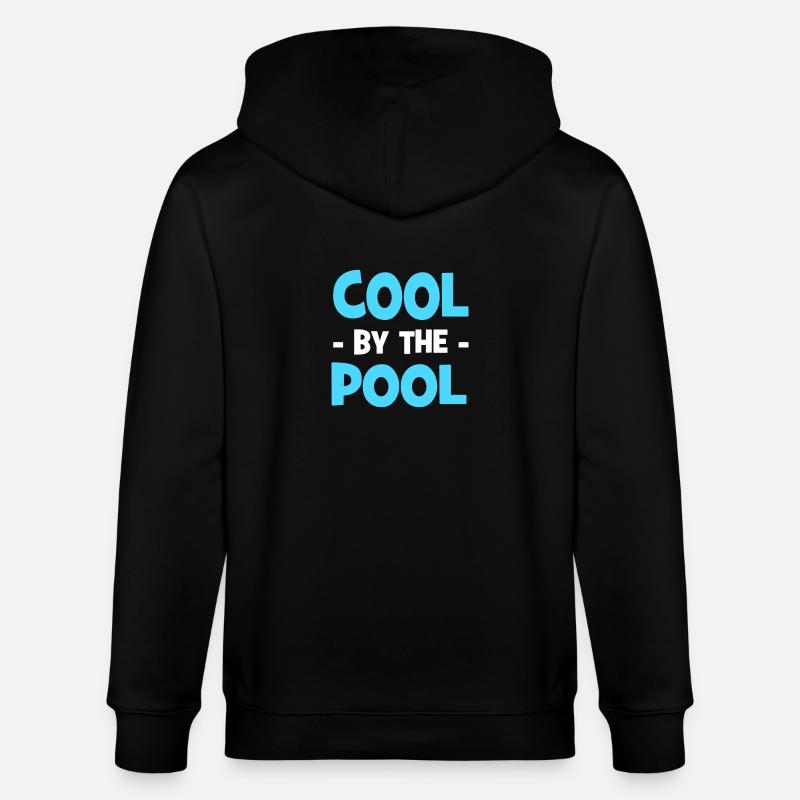 cool by the pool - Stanley/Stella Unisex Bio-Kapuzenjacke CULTIVATOR - Schwarz