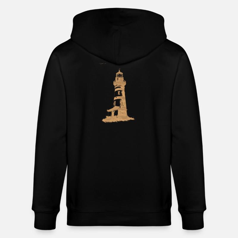 Accent de couleur phare - Veste à capuche bio CULTIVATOR Stanley/Stella Unisexe - noir