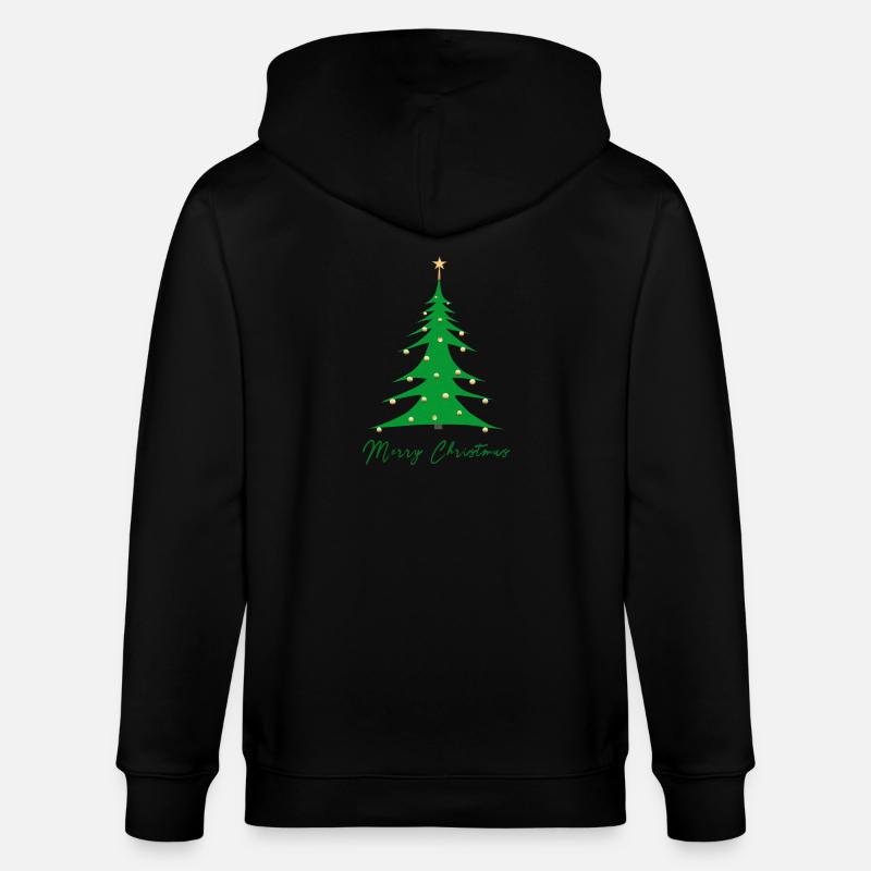 Joyeux Noël Joyeux Noël - Veste à capuche bio CULTIVATOR Stanley/Stella Unisexe - noir