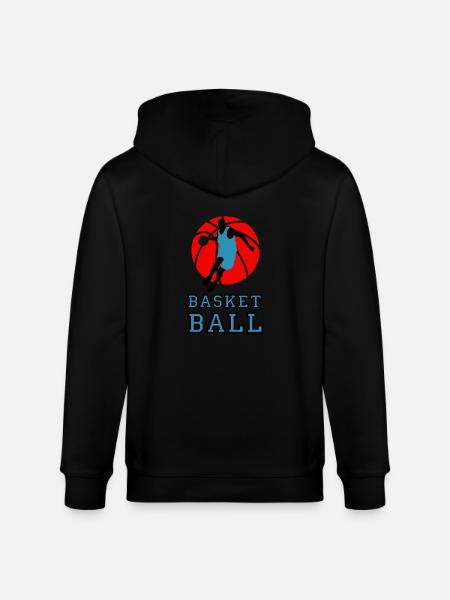 basketball_072011_p_3c - Stanley/Stella CULTIVATOR  Unisex Organic Hooded Jacket - black