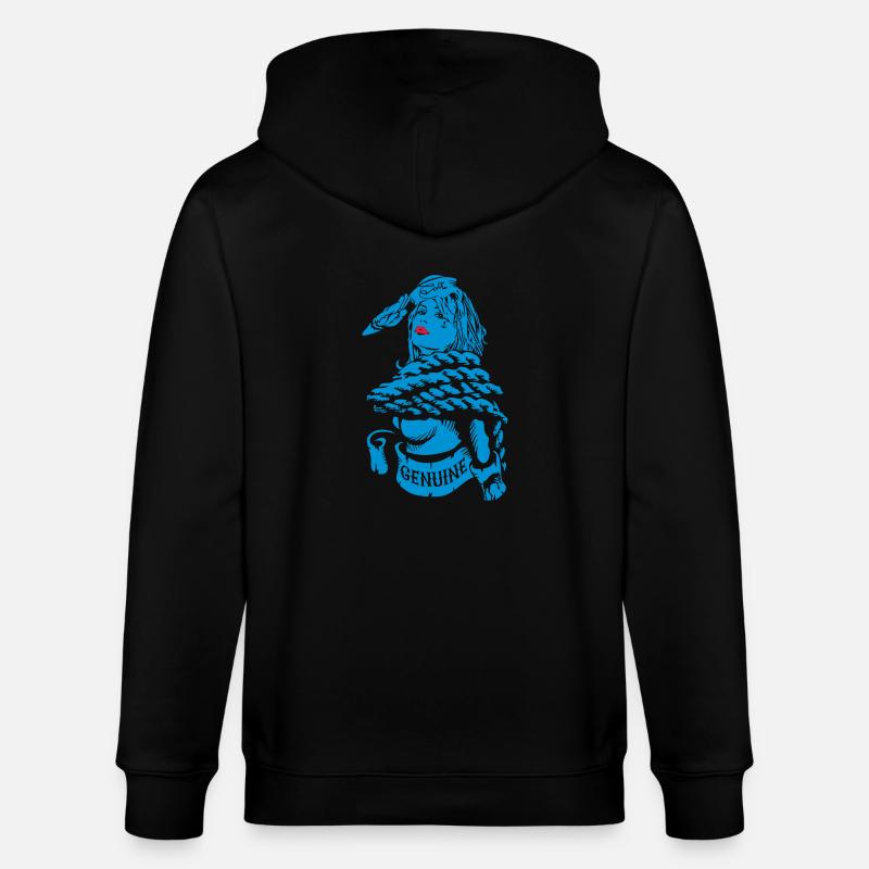 Fille de marin véritable - Veste à capuche bio CULTIVATOR Stanley/Stella Unisexe - noir