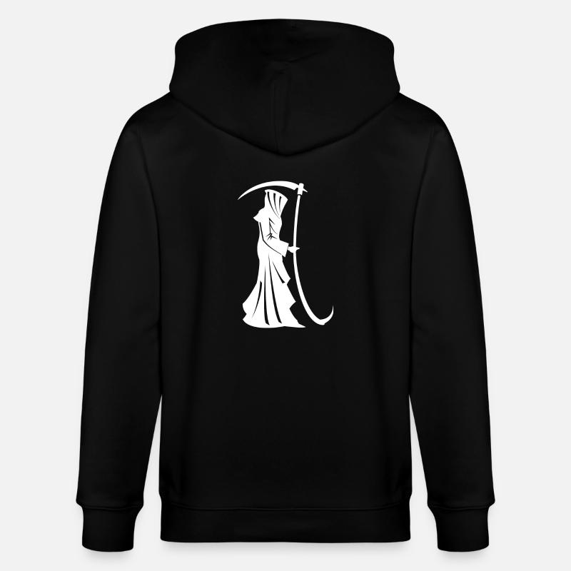 Sensenmann, Reaper - Stanley/Stella Unisex Bio-Kapuzenjacke CULTIVATOR - Schwarz