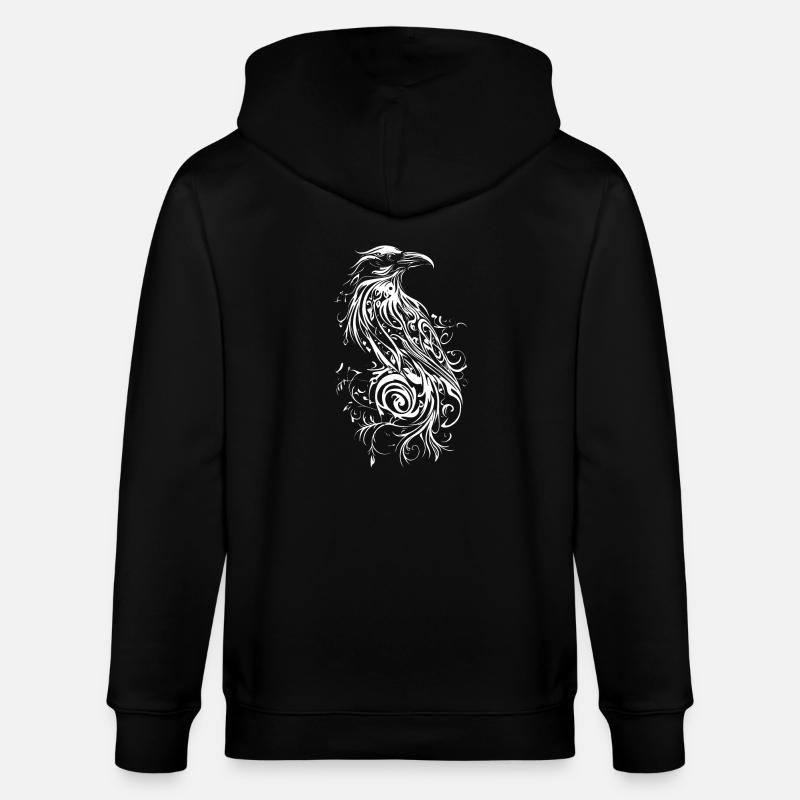 Corbeau - Veste à capuche bio CULTIVATOR Stanley/Stella Unisexe - noir