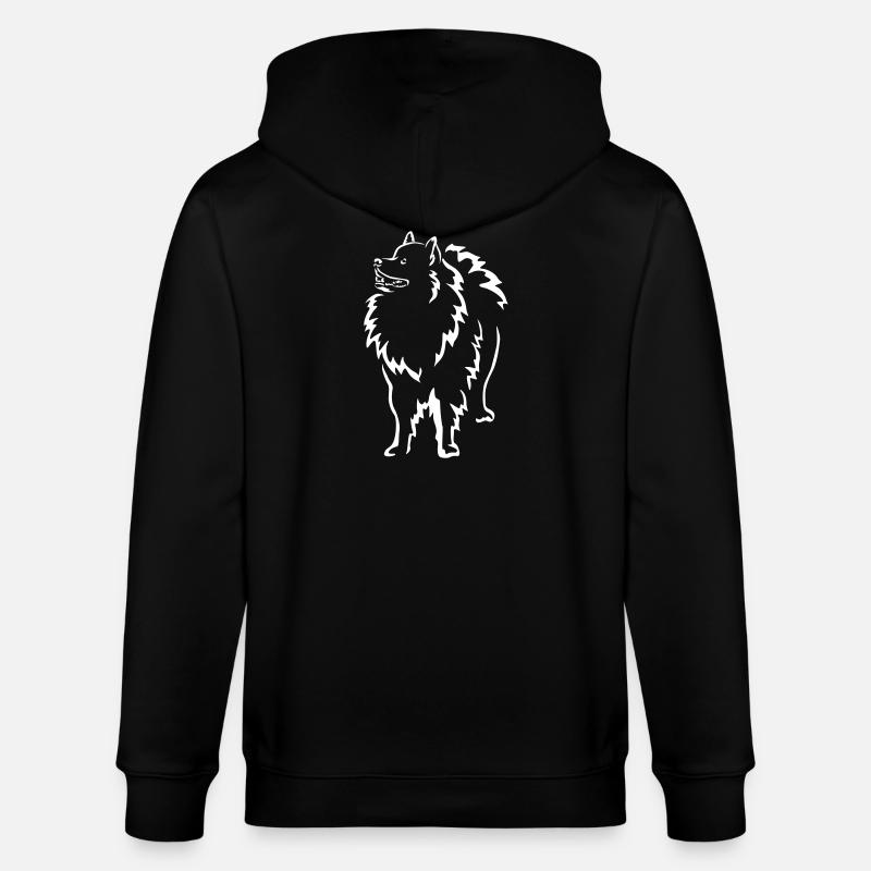 Wolfsspitz « Édition Noire » - Veste à capuche bio CULTIVATOR Stanley/Stella Unisexe - noir