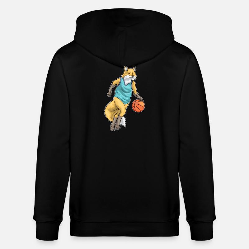 Fox Basketteur Basketteur - Veste à capuche bio CULTIVATOR Stanley/Stella Unisexe - noir