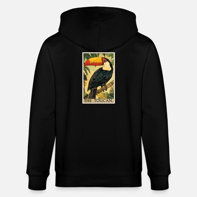 Toucans Toucan - Veste à capuche bio CULTIVATOR Stanley/Stella Unisexe - noir