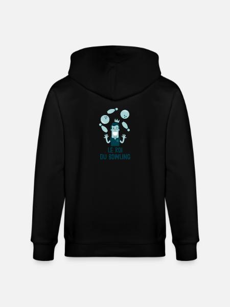 Le roi du bowling - Veste à capuche bio CULTIVATOR Stanley/Stella Unisexe - noir