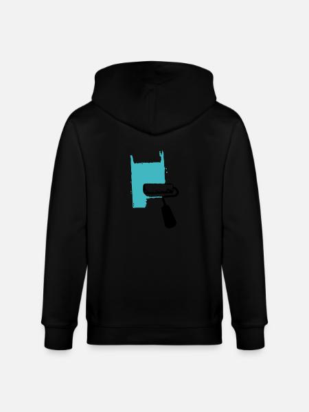 Farbroller - Stanley/Stella Unisex Bio-Kapuzenjacke CULTIVATOR  - Schwarz