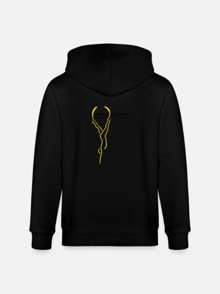 Freediving - Stanley/Stella Unisex Bio-Kapuzenjacke CULTIVATOR - Schwarz