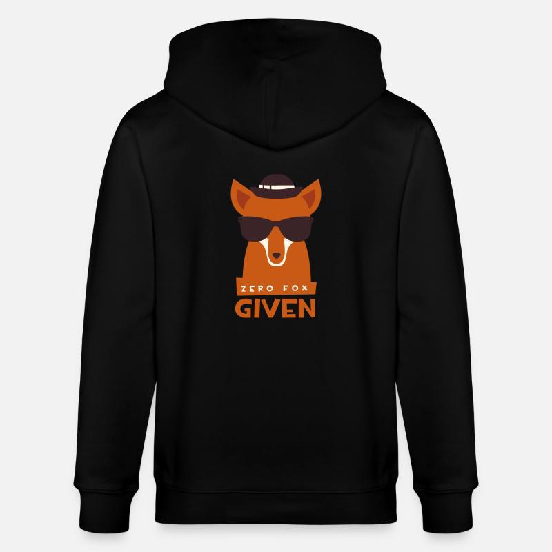 ZERO Fox given - Stanley/Stella Unisex Bio-Kapuzenjacke CULTIVATOR  - Schwarz