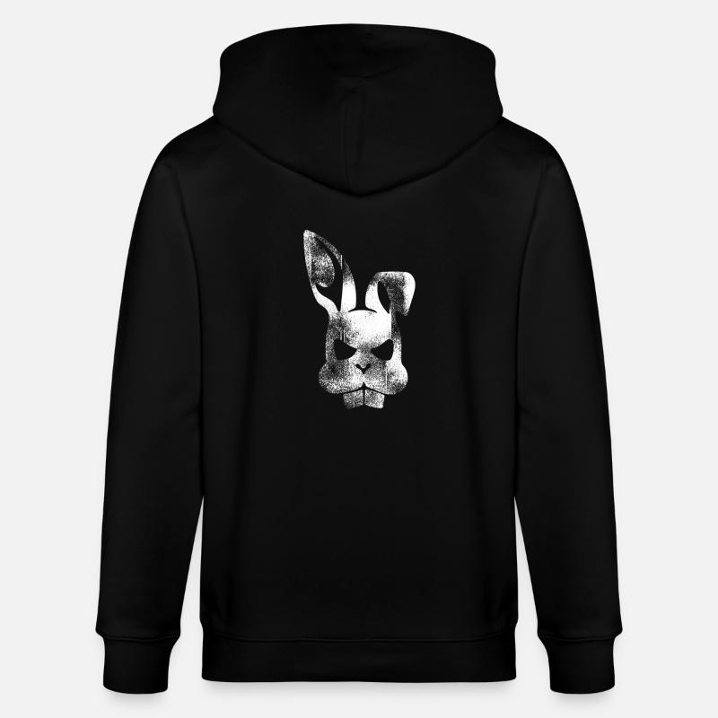 Schlechter Hase - Stanley/Stella Unisex Bio-Kapuzenjacke CULTIVATOR  - Schwarz