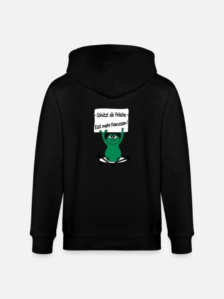 Froggy - Stanley/Stella Unisex Bio-Kapuzenjacke CULTIVATOR  - Schwarz