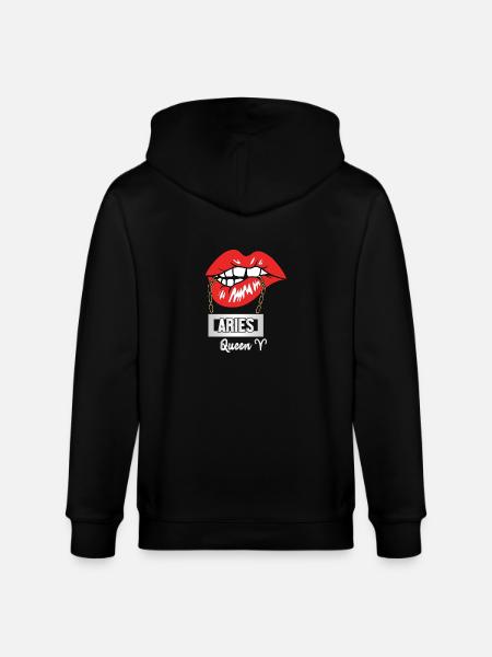 Sternzeichen Widder - Stanley/Stella Unisex Bio-Kapuzenjacke CULTIVATOR - Schwarz