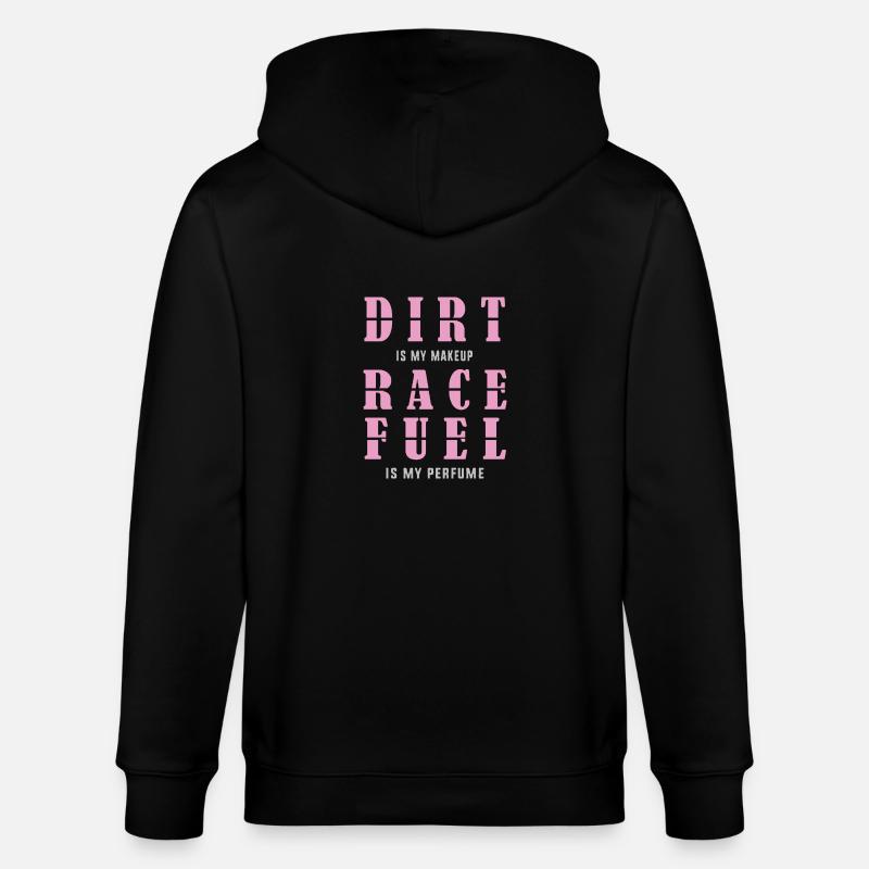 Dirt Track Racing - Stanley/Stella Unisex Bio-Kapuzenjacke CULTIVATOR  - Schwarz