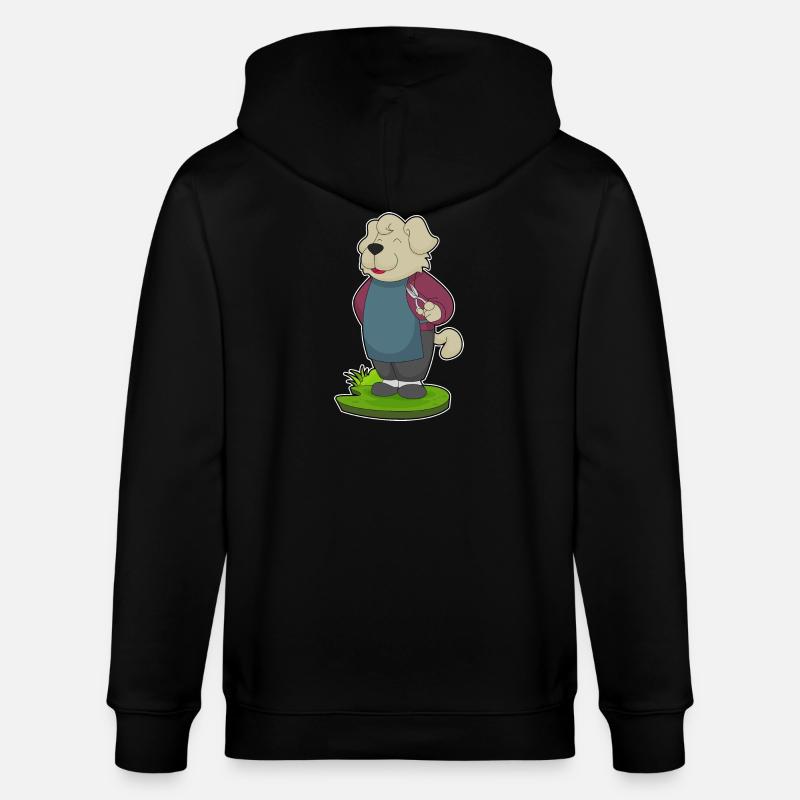 Coiffeur pour chien Ciseaux - Veste à capuche bio CULTIVATOR Stanley/Stella Unisexe - noir