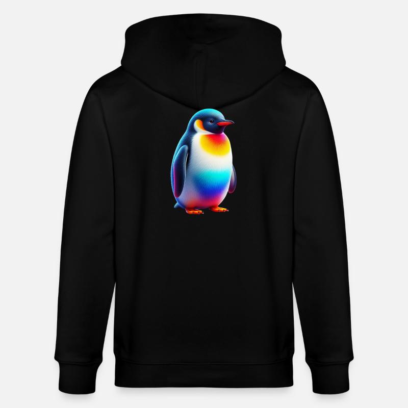 Pingouin - Veste à capuche bio CULTIVATOR Stanley/Stella Unisexe - noir