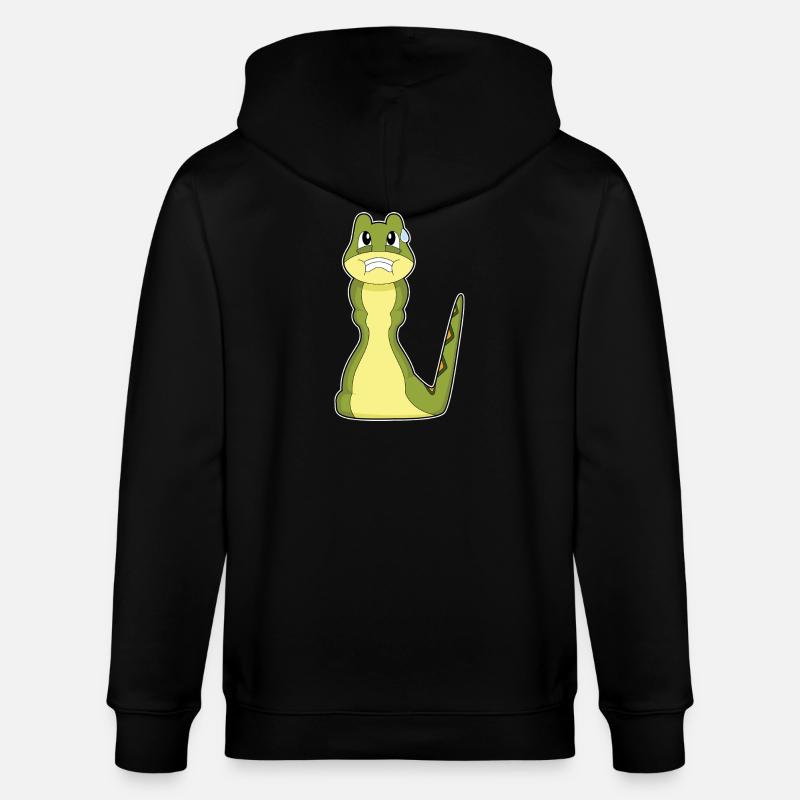 Snake Chess Board Game - Stanley/Stella CULTIVATOR Unisex Organic Hooded Jacket - black