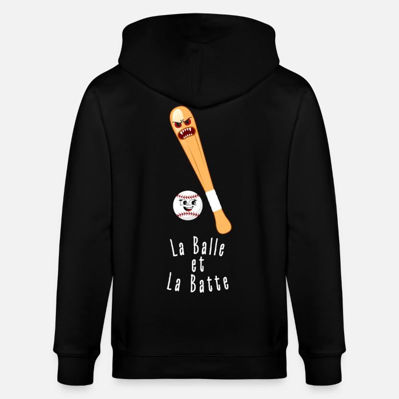 La Balle et La Batte - Veste à capuche bio CULTIVATOR Stanley/Stella Unisexe - noir