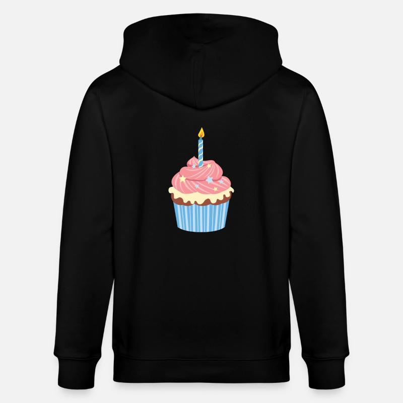 Birthday Cupcake - Veste à capuche bio CULTIVATOR Stanley/Stella Unisexe - noir