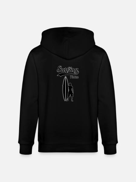 surfing team - Veste à capuche bio CULTIVATOR Stanley/Stella Unisexe - noir