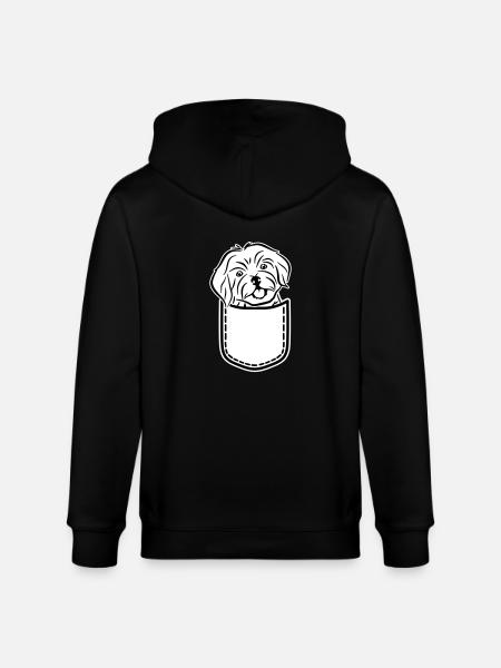 Havanese - Stanley/Stella CULTIVATOR  Unisex Organic Hooded Jacket - black