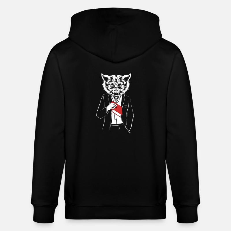Werwolf - Stanley/Stella Unisex Bio-Kapuzenjacke CULTIVATOR - Schwarz