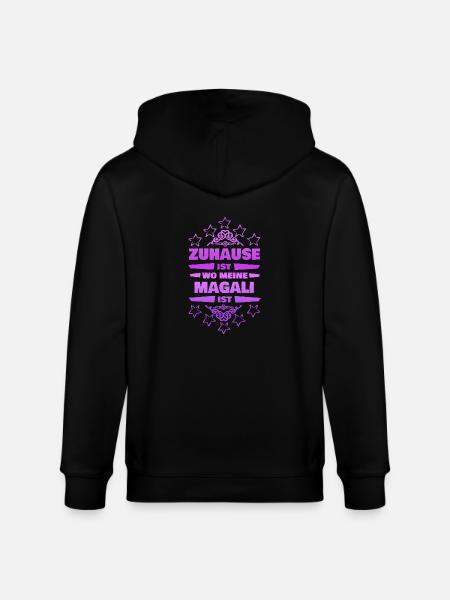 Geschenk für Magali - Stanley/Stella Unisex Bio-Kapuzenjacke CULTIVATOR - Schwarz