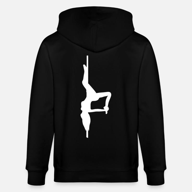 Pole Dance Silhouette - Veste à capuche bio CULTIVATOR Stanley/Stella Unisexe - noir