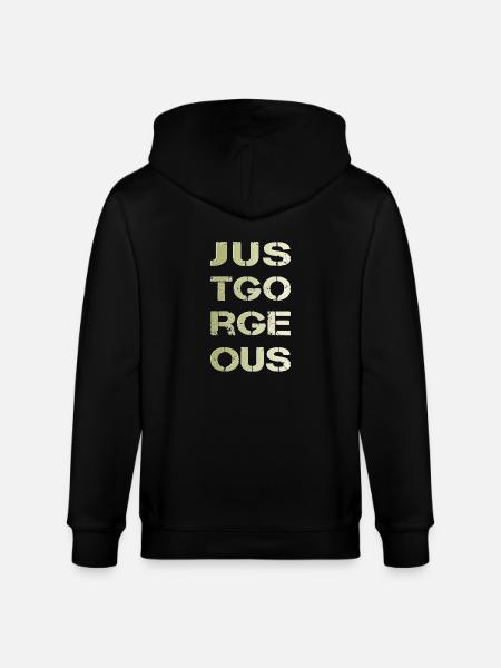 just gorgeous - Stanley/Stella Unisex Bio-Kapuzenjacke CULTIVATOR  - Schwarz
