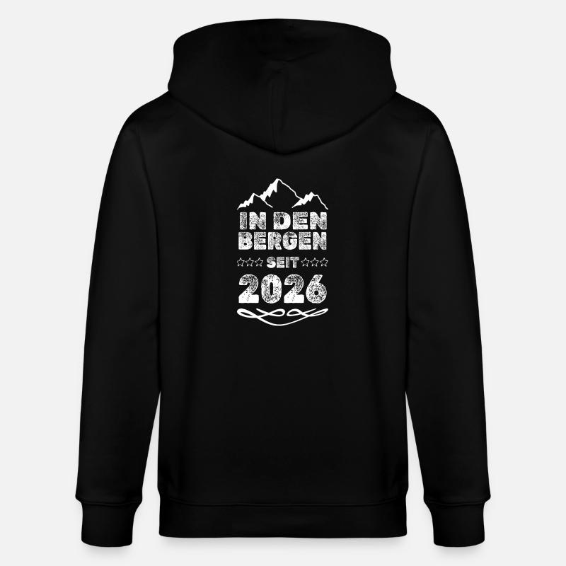 Bergsteiger 2026 - Stanley/Stella Unisex Bio-Kapuzenjacke CULTIVATOR  - Schwarz