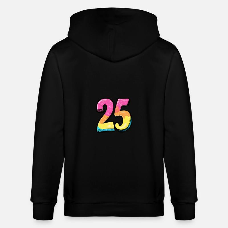 Bande dessinée à 25 chiffres - Veste à capuche bio CULTIVATOR Stanley/Stella Unisexe - noir