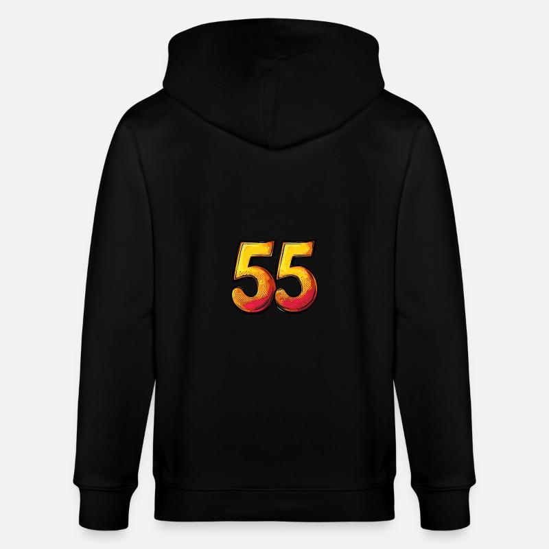 Bande dessinée à 55 chiffres - Veste à capuche bio CULTIVATOR Stanley/Stella Unisexe - noir