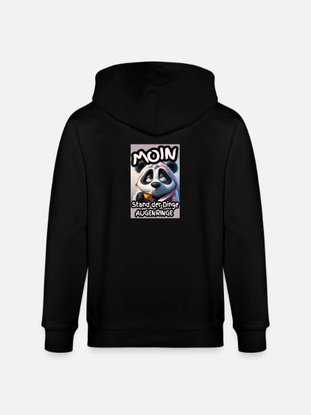 Augenringe am Morgen - Stanley/Stella Unisex Bio-Kapuzenjacke CULTIVATOR - Schwarz