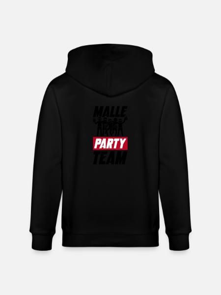 Malle Party Team - Stanley/Stella CULTIVATOR Unisex Organic Hooded Jacket - black
