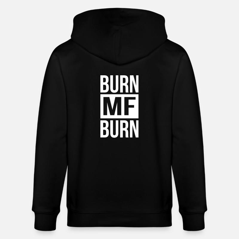 Burn MF Burn - Veste à capuche bio CULTIVATOR Stanley/Stella Unisexe - noir