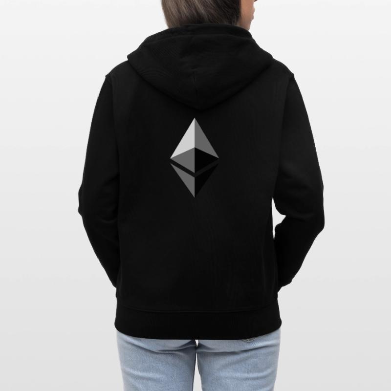 ETH éther Etherium Veste à capuche bio CULTIVATOR Stanley/Stella Unisexe