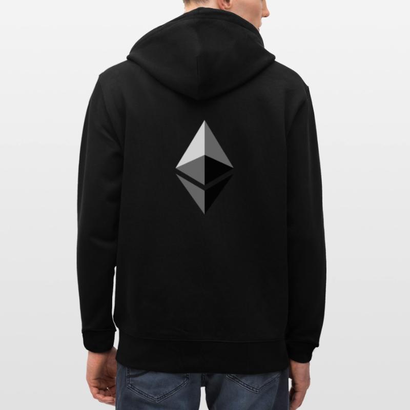 ETH éther Etherium Veste à capuche bio CULTIVATOR Stanley/Stella Unisexe