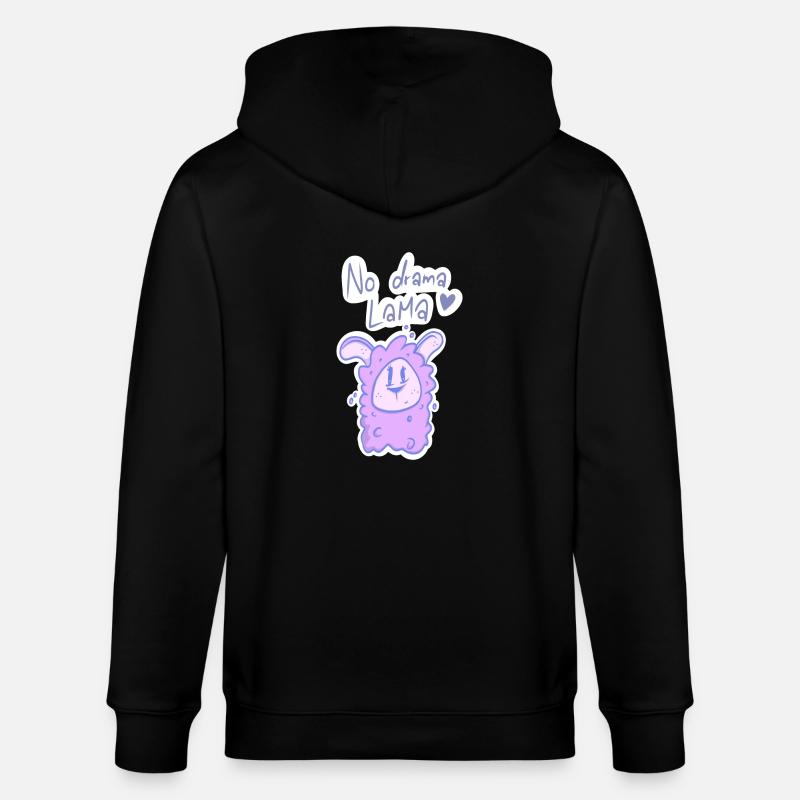 Lama2 - Veste à capuche bio CULTIVATOR Stanley/Stella Unisexe - noir
