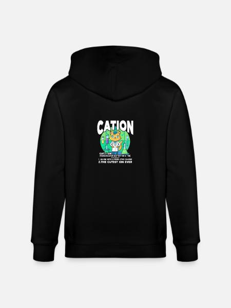 Kation - Stanley/Stella Unisex Bio-Kapuzenjacke CULTIVATOR  - Schwarz