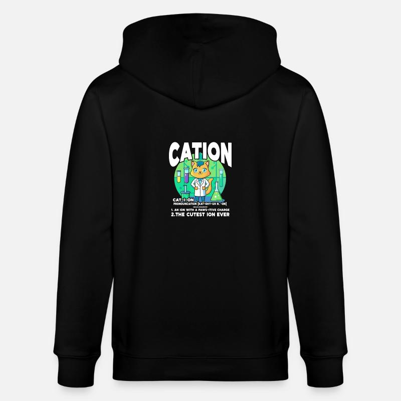 Cation - Veste à capuche bio CULTIVATOR Stanley/Stella Unisexe - noir