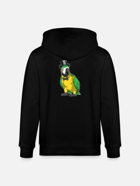 Parrot Groom Cylindre Mariage - Veste à capuche bio CULTIVATOR Stanley/Stella Unisexe - noir