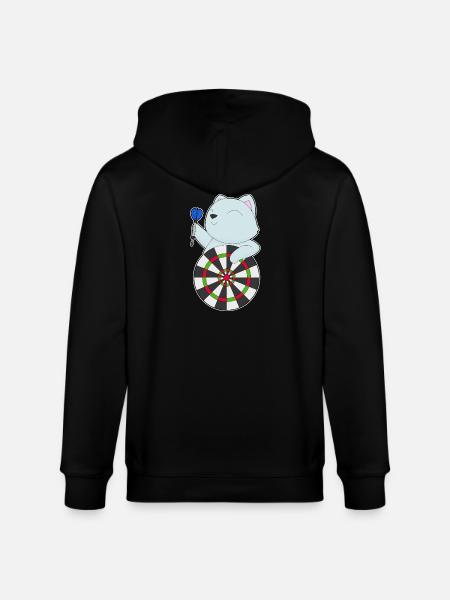 Cible de fléchettes pour chat - Veste à capuche bio CULTIVATOR Stanley/Stella Unisexe - noir