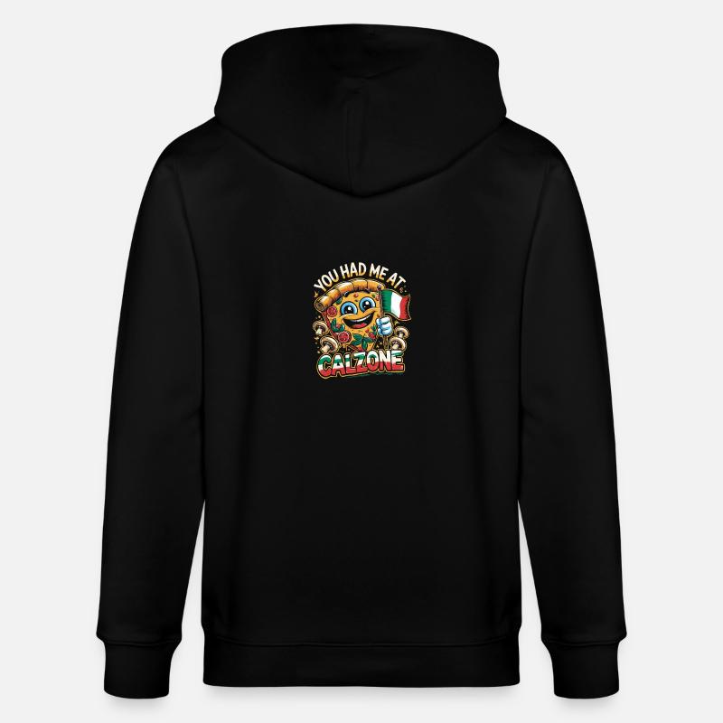 Vous m’avez eu à Calzone - Veste à capuche bio CULTIVATOR Stanley/Stella Unisexe - noir
