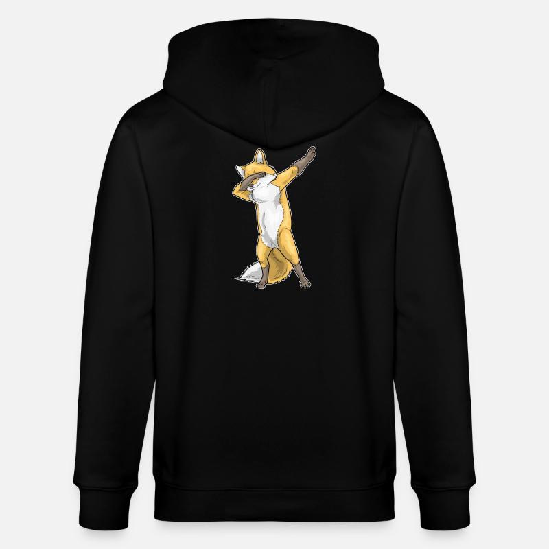Danse Hip Hop Fox - Veste à capuche bio CULTIVATOR Stanley/Stella Unisexe - noir