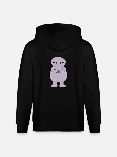 Dicker süßer Fettsack - Stanley/Stella Unisex Bio-Kapuzenjacke CULTIVATOR - Schwarz