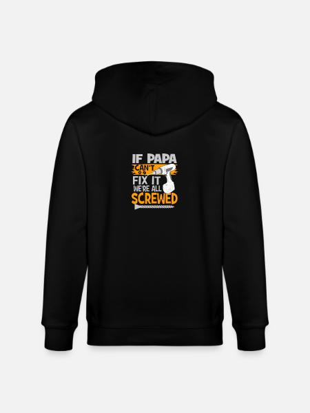 Mechanic T-Shirt · Tool · Mechanics · Dad - Stanley/Stella CULTIVATOR Unisex Organic Hooded Jacket - black