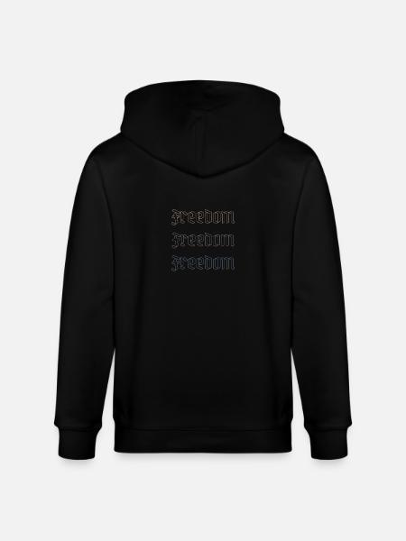 Freedom in three acts - Stanley/Stella CULTIVATOR Unisex Organic Hooded Jacket - black