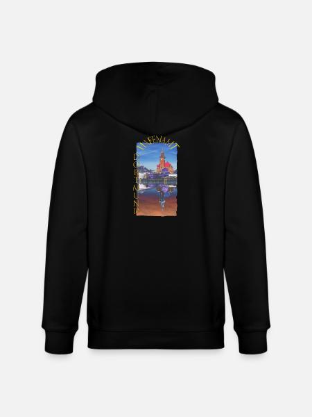 Historisches Dortmunder Hafenamt - Stanley/Stella Unisex Bio-Kapuzenjacke CULTIVATOR - Schwarz